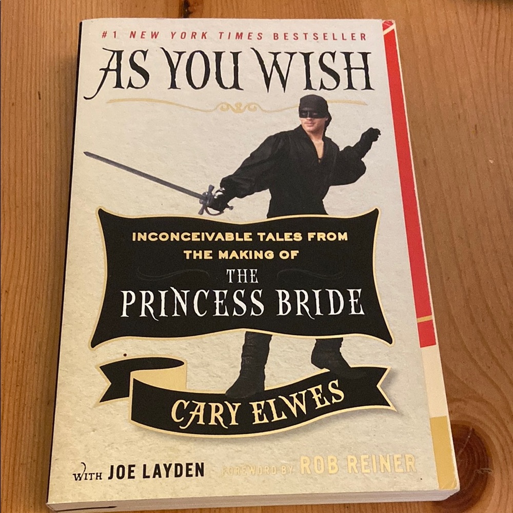 As You Wish Book by Cary Elwes